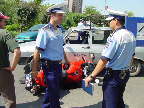 Accident motocicleta Baia Mare